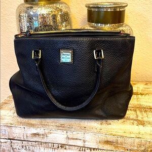 Dooney & Bourke Black Leather Tote Bag